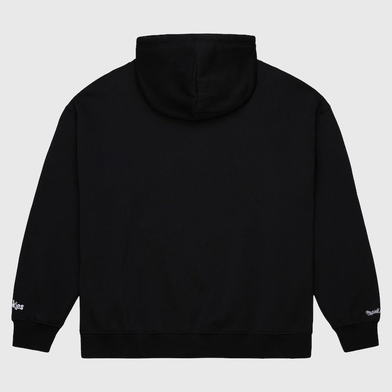 M&N x Cookies 2025 Pullover Hoodie Hoodie unisex detail view 2 | Dash Racegear — Streetwear-style Mitchell & Ness Cookies black fleece pullover hoodie