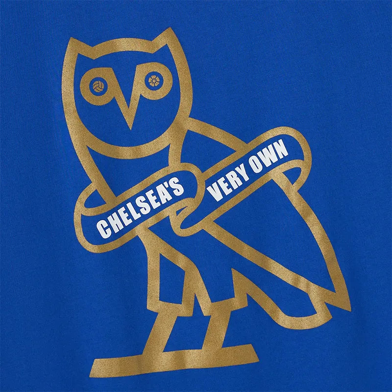 OVO x Chelsea FC Icon T-Shirt Shirt unisex detail view 8 | Dash Racegear — Streetwear vibes in the OVO x Chelsea FC white Icon T-Shirt