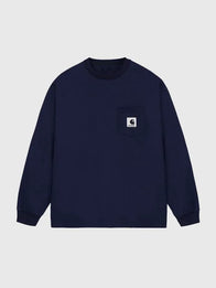 F.C.Real Bristol x Carhartt WIP Pocket Long-Sleeve T-Shirt Shirt unisex detail view 2 | Dash Racegear — F.C. Real Bristol x Carhartt WIP 2026 long-sleeve pocket T-shirt, perfect for casual streetwear.