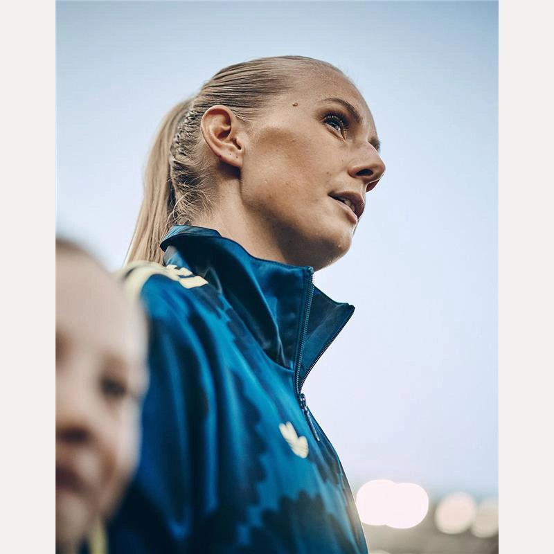 Womens Euro 2025 Adidas Sweden Track Jacket Jacket unisex detail view 3 | Dash Racegear — Adidas Sweden Track Jacket Womens Euro 2025 Edition