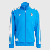 Real Madrid Adidas Terrace Icons Track Jacket Jacket unisex front product view | Dash Racegear — Real Madrid Adidas Terrace Icons Training Jacket