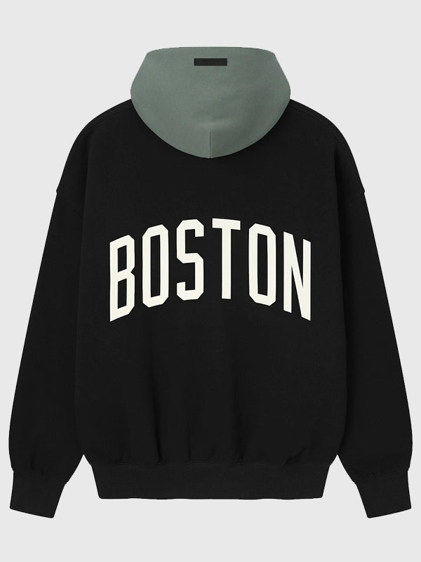 Boston Celtics Fear of God x NBA Sport Hoodie Hoodie unisex detail view 2 | Dash Racegear — Street-meets-sport style in the Celtics Fear of God hoodie
