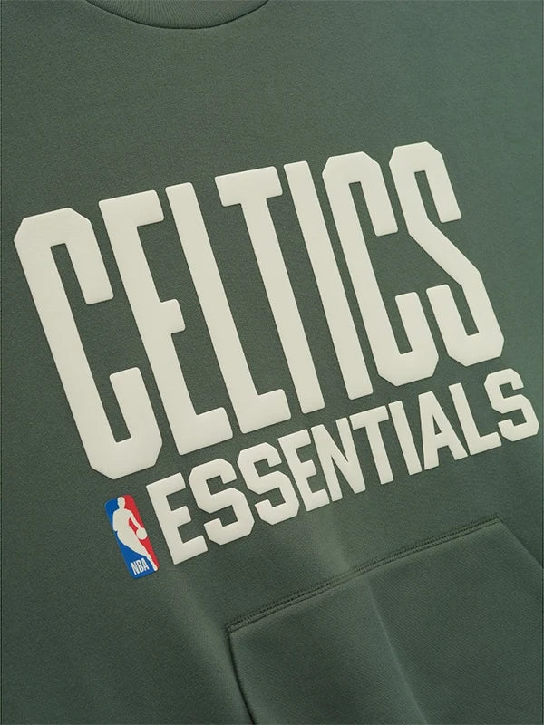 Boston Celtics Fear of God x NBA Sport Sweatshirt Sweatshirt unisex detail view 3 | Dash Racegear — Elevated game-day look – Fear of God Celtics sweatshirt drop