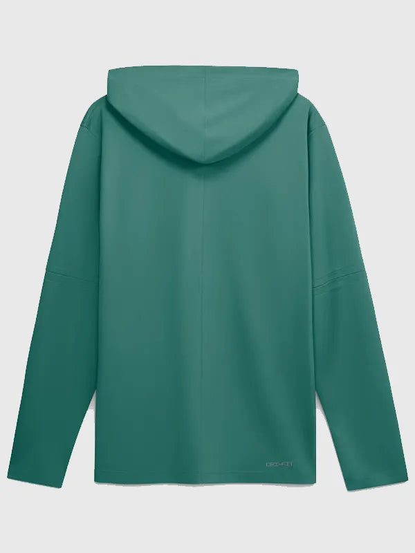 Boston Red Sox Nike City Connect Long Sleeve Hooded T-Shirt Shirt unisex detail view 4 | Dash Racegear — Boston Red Sox Nike Green City Connect Dri-FIT Hooded T-Shirt for men, moisture-wicking and sleek, great for casual outings.