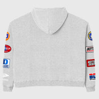 Bottega Desires Patches Hoodie Hoodie unisex detail view 2 | Dash Racegear — Bottega Desires Patchwork Hoodie – Loud, Proud, and Iconic