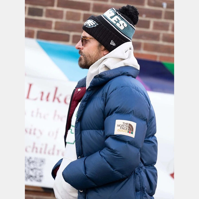 Bradley Cooper North Face Gucci Jacket Jacket unisex detail view 5 | Dash Racegear — Bradley Cooper in North Face Gucci Jacket - Trendy Fashion Statement