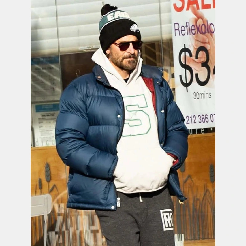 Bradley Cooper North Face Gucci Jacket Jacket unisex detail view 4 | Dash Racegear — North Face Gucci Jacket - Bradley Cooper’s Sleek Outerwear Look