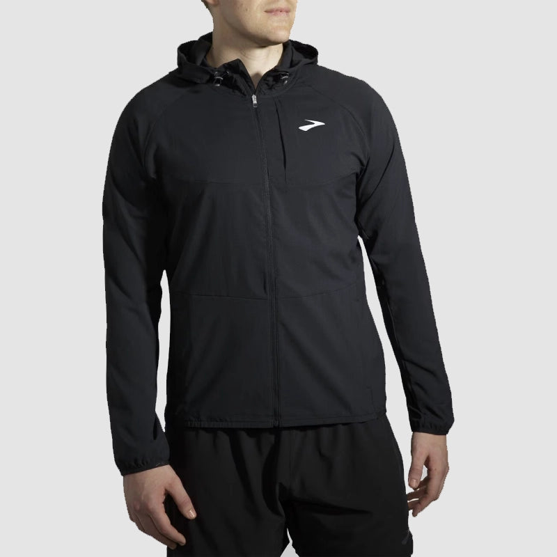 Brooks Canopy Jacket Jacket unisex detail view 4 | Dash Racegear — Brooks Packable Canopy Jacket – Runner’s Lightweight Layer