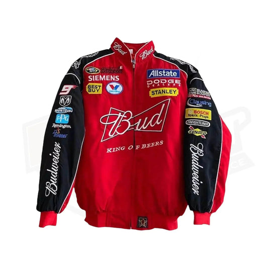 Budweiser Black F1 Retro Racing Jacket | Dash Racegear