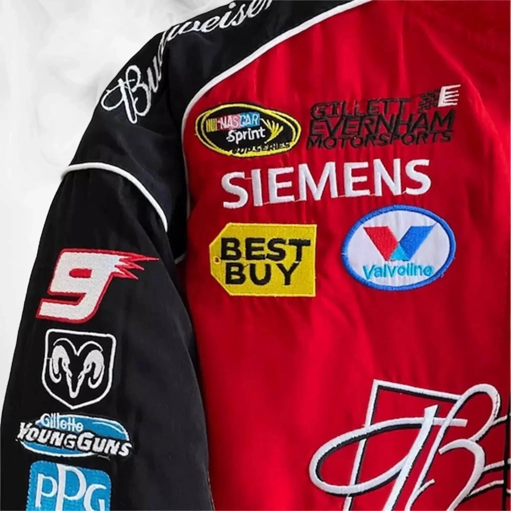 Budweiser Black F1 Retro Racing Jacket | Dash Racegear