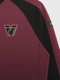 Nocta x Venezia FC Urban Hoodie Hoodie unisex detail view 3 | Dash Racegear — Burgundy urban zip-up hoodie by Nike Nocta x Venezia 25/26, soft fleece and stylish city-ready design.