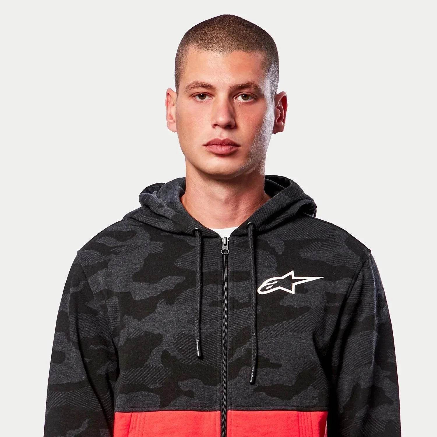 CAMO BLOCK HOODIE