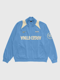 CJ x Nike Argentina Total 90 Anthem Jacket Jacket unisex front product view | Dash Racegear — Front image of CJ x Nike Argentina Total 90 Anthem Jacket Blue