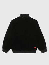 CLOT Velvet Jacket Jacket unisex detail view 2 | Dash Racegear — Black velvet CLOT jacket with subtle embroidered logo and roomy silhouette for chic, laid-back style.