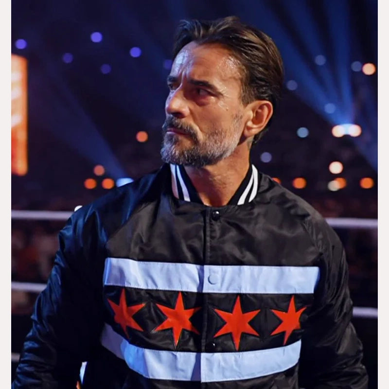 2025 Night of Champions CM Punk Jacket Jacket unisex detail view 4 | Dash Racegear — CM Punk Entrance Jacket – 2025 Night of Champions Edition