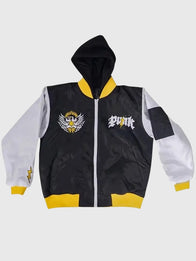 WWE Nexus CM Punk Bomber Jacket Bomber Jacket unisex detail view 3 | Dash Racegear — CM Punk Nexus hooded bomber jacket blending premium craftsmanship with iconic WWE-inspired everyday wearability.
