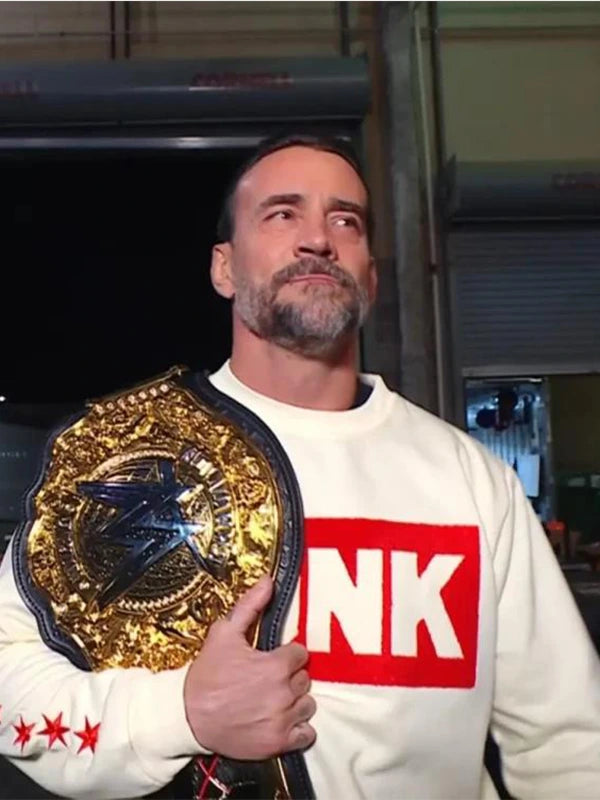 CM Punk Sweatshirt Sweatshirt unisex front product view | Dash Racegear — CM Punk Limited Edition Fan Sweatshirt