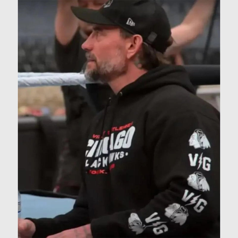 CM Punk WWE Unreal Hoodie Hoodie unisex front product view | Dash Racegear — Live the legend—CM Punk Unreal hoodie built for the bold