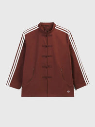 Adidas CNY Edison Chen Clot Track Jacket Jacket unisex detail view 2 | Dash Racegear — Brown Clot x Adidas Track Jacket, Chinese New Year edition, designed by Edison Chen for urban casual style.