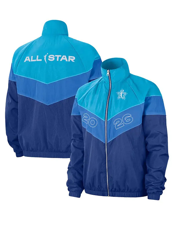 Caitlin Clark WNBA All-Star Game Windrunner Jacket Jacket unisex detail view 4 | Dash Racegear — Full-zip Windrunner jacket inspired by Caitlin Clark and the 2026 WNBA All-Star Game for effortless sporty style.