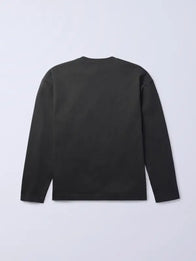 Jung Kook x Calvin Klein Racing Stripe T-Shirt Shirt unisex detail view 2 | Dash Racegear — A black long sleeve shirt with racing stripe design combining Calvin Klein branding and Jungkook influence.