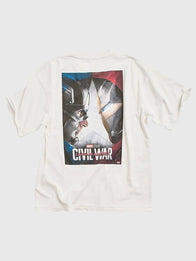 JOURNAL STANDARD Relume x Captain America T-Shirt Shirt unisex detail view 2 | Dash Racegear — White Journal Standard x Marvel Captain America Civil War T-Shirt with a comfortable silhouette and bold cinematic design appeal.