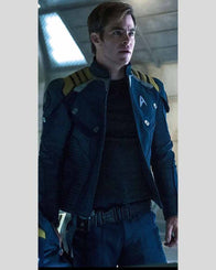 Star Trek Beyond Captain Kirk Uniform Jacket Jacket unisex detail view 5 | Dash Racegear — Star Trek Beyond Captain Kirk Uniform Blue Leather Jacket
