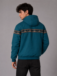 Carhartt 50th Anniversary Green Montana Jacket Jacket unisex detail view 7 | Dash Racegear — 90s vintage Carhartt jacket in green with patterned accents, workwear fabric, and anniversary edition
