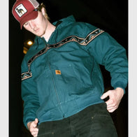 Carhartt 50th Anniversary Green Montana Jacket Jacket unisex front product view | Dash Racegear — Carhartt Montana Jacket in deep green anniversary edition