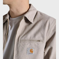 Carhartt Detroit Dusky Beige Jacket Jacket unisex detail view 2 | Dash Racegear — Swerve Strickland AEW N7 Jacket – Standout Wrestling Fashion