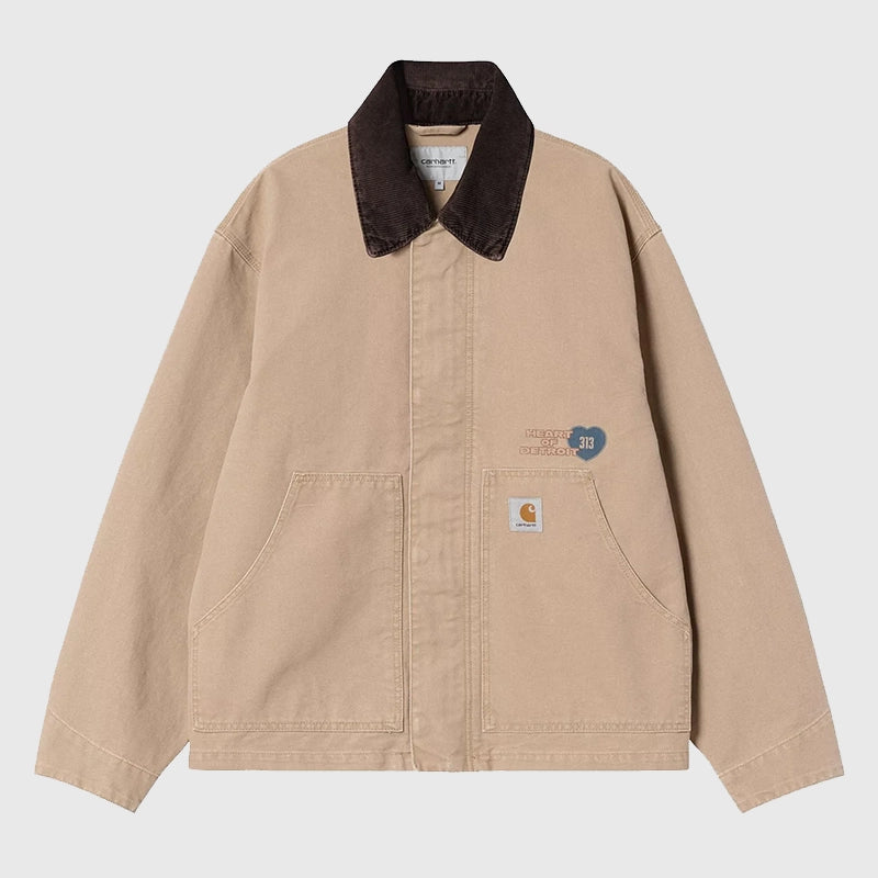 Carhartt OG Arcan Graphic Jacket Jacket unisex front product view | Dash Racegear — Carhartt Arcan Graphic OG Style Jacket