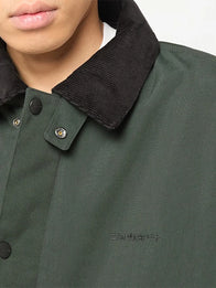 Carhartt WIP Quentin Green Jacket Jacket unisex detail view 2 | Dash Racegear — Green Carhartt WIP Quentin 2026 cotton jacket crafted for durable comfort and versatile casual fashion.