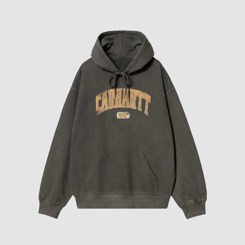 Carhartt Wip Library Hooded Sweatshirt Sweatshirt unisex front product view | Dash Racegear — Carhartt WIP Sweatshirt – Effortless cool with the Library Hoodie’s refined touch
