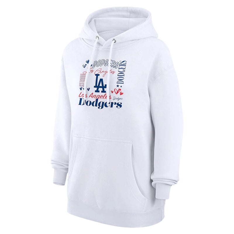 Dodgers G-III 4Her by Carl Banks Collage Team Hoodie Hoodie unisex detail view 2 | Dash Racegear — Carl Banks G-III 4Her Dodgers Hoodie – Bold Team Spirit Look