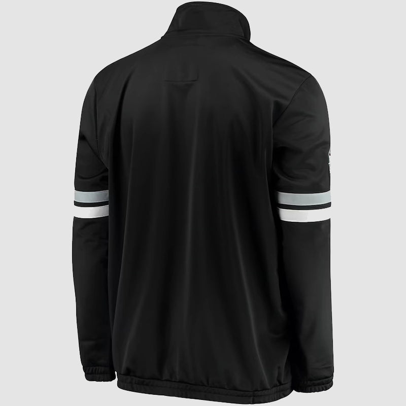 San Antonio Spurs G-III Sports by Carl Banks Veteran Track Jacket Jacket unisex detail view 3 | Dash Racegear — San Antonio Spurs Retro Track Jacket – G-III Sports Design