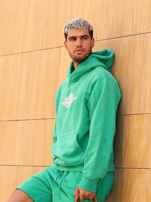 Carlos Alcaraz 2025 Six Kings Slam Hoodie Hoodie unisex detail view 3 | Dash Racegear — Stylish 2025 Six Kings Slam hoodie by Carlos Alcaraz