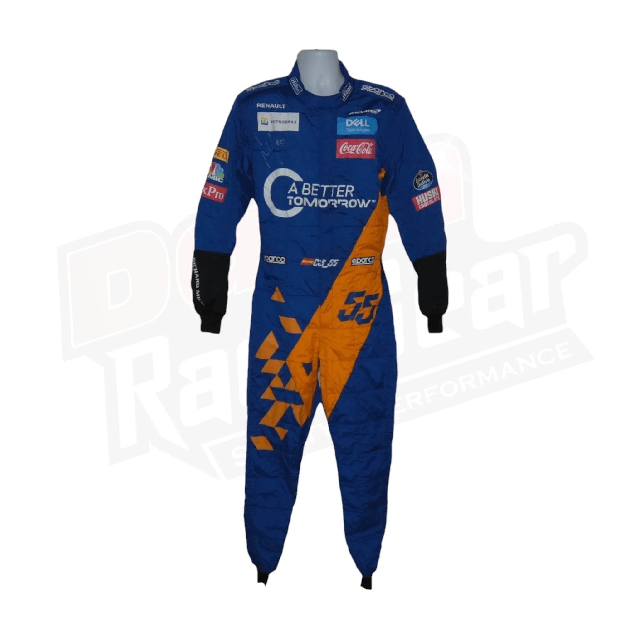 Carlos Sainz Jnr signed 2019 Chinese GP Mclaren race suit - Dash Racegear Store