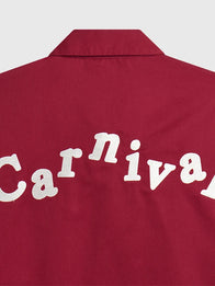 Carnival Golf x Disney Mickey Jacket Jacket unisex detail view 4 | Dash Racegear — Carnival Golf x Disney Mickey 2026 jacket blending vibrant red styling with modern streetwear-inspired fashion.