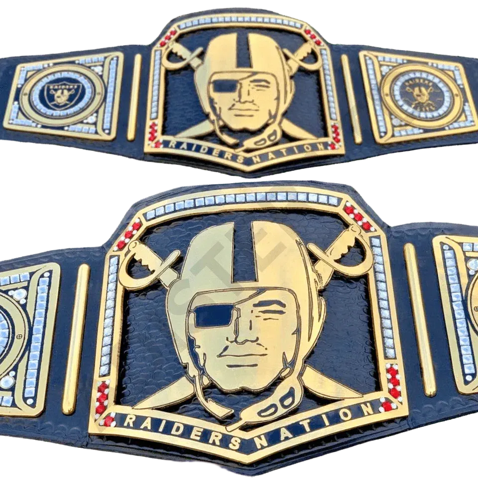 Super Bowl Las Vegas Raiders NFL Championship Title Belt - 1 | Dash Racegear