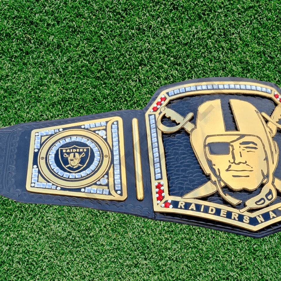 Super Bowl Las Vegas Raiders NFL Championship Title Belt - 2 | Dash Racegear
