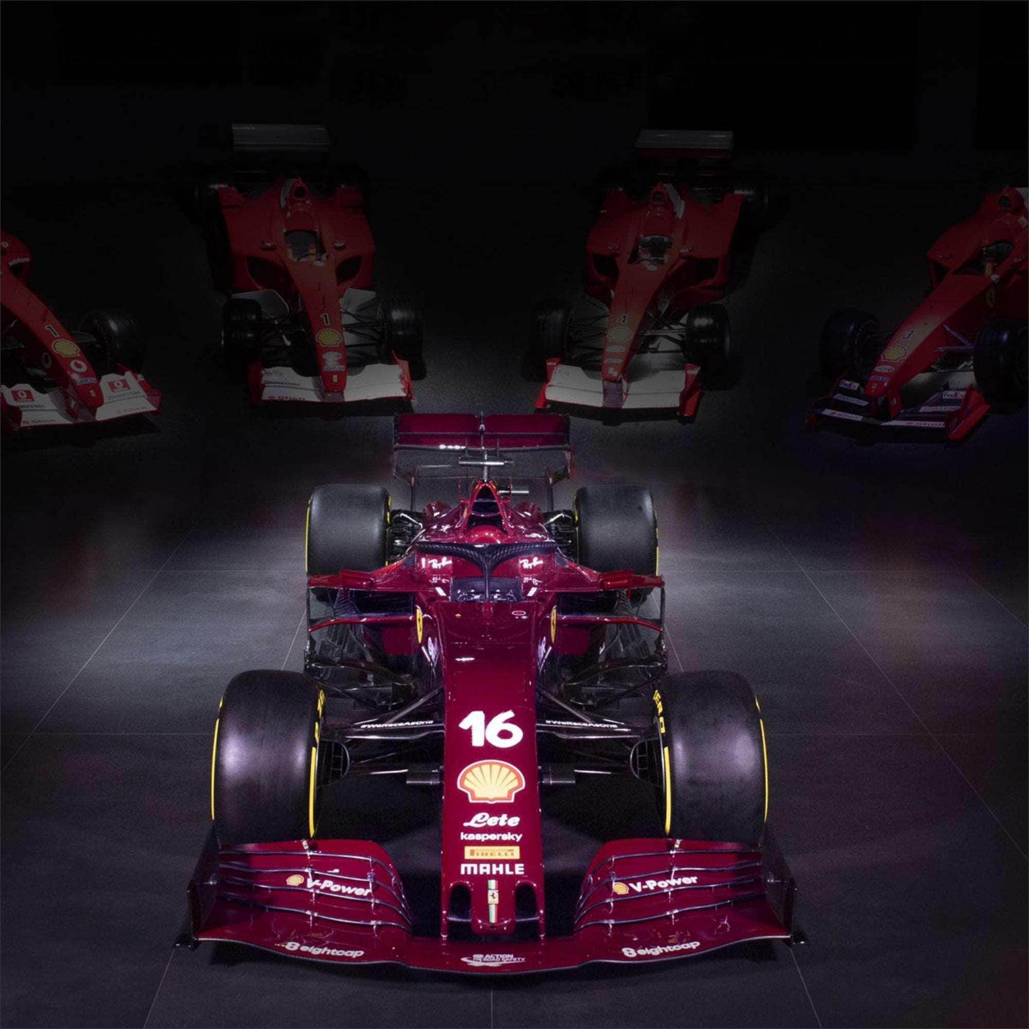 Charles Leclerc Sebastian Vettel 2020 F1 Replica Race Suit - Scuderia Ferrari 1000s