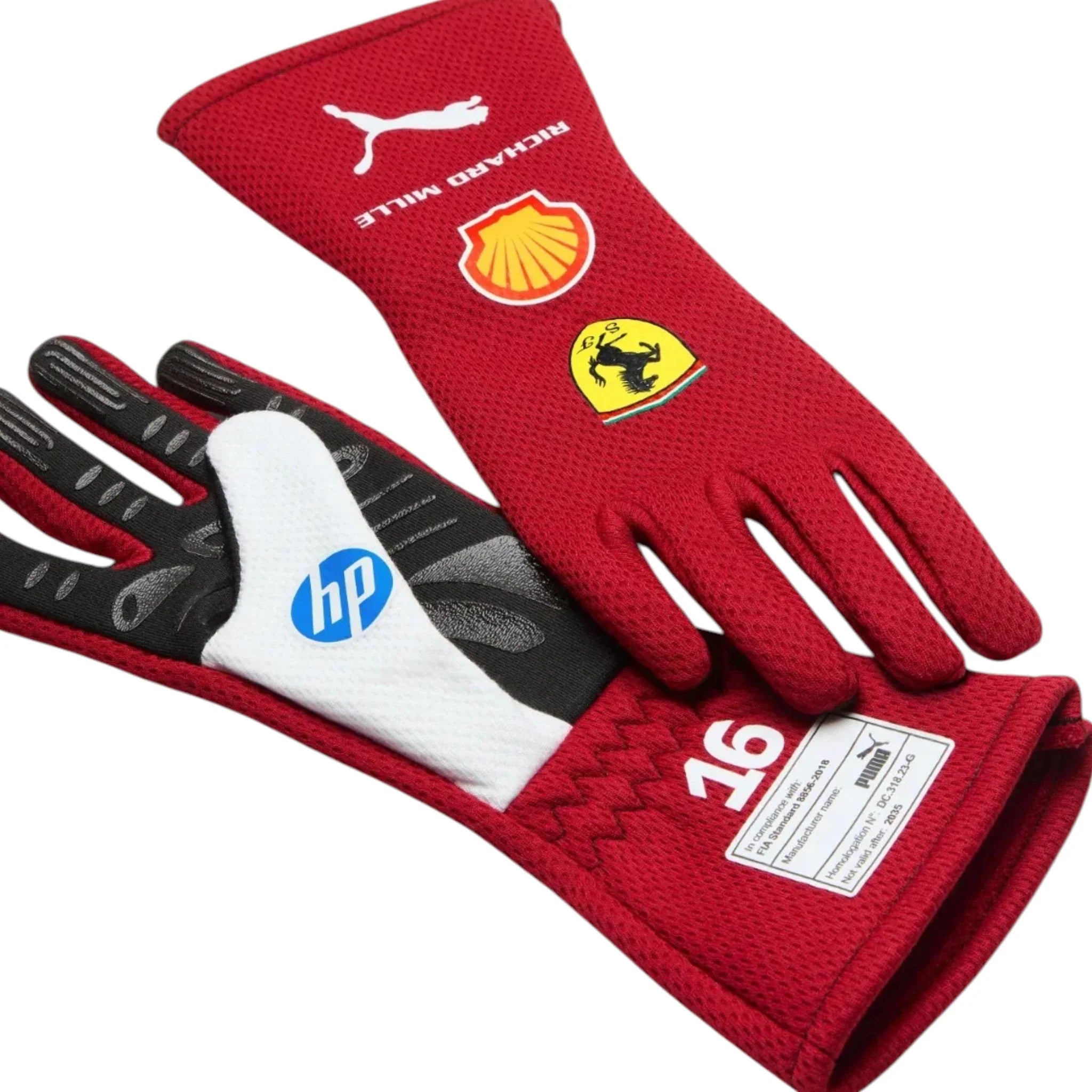 Charles Leclerc 2025 Ferrari F1 Racing Gloves