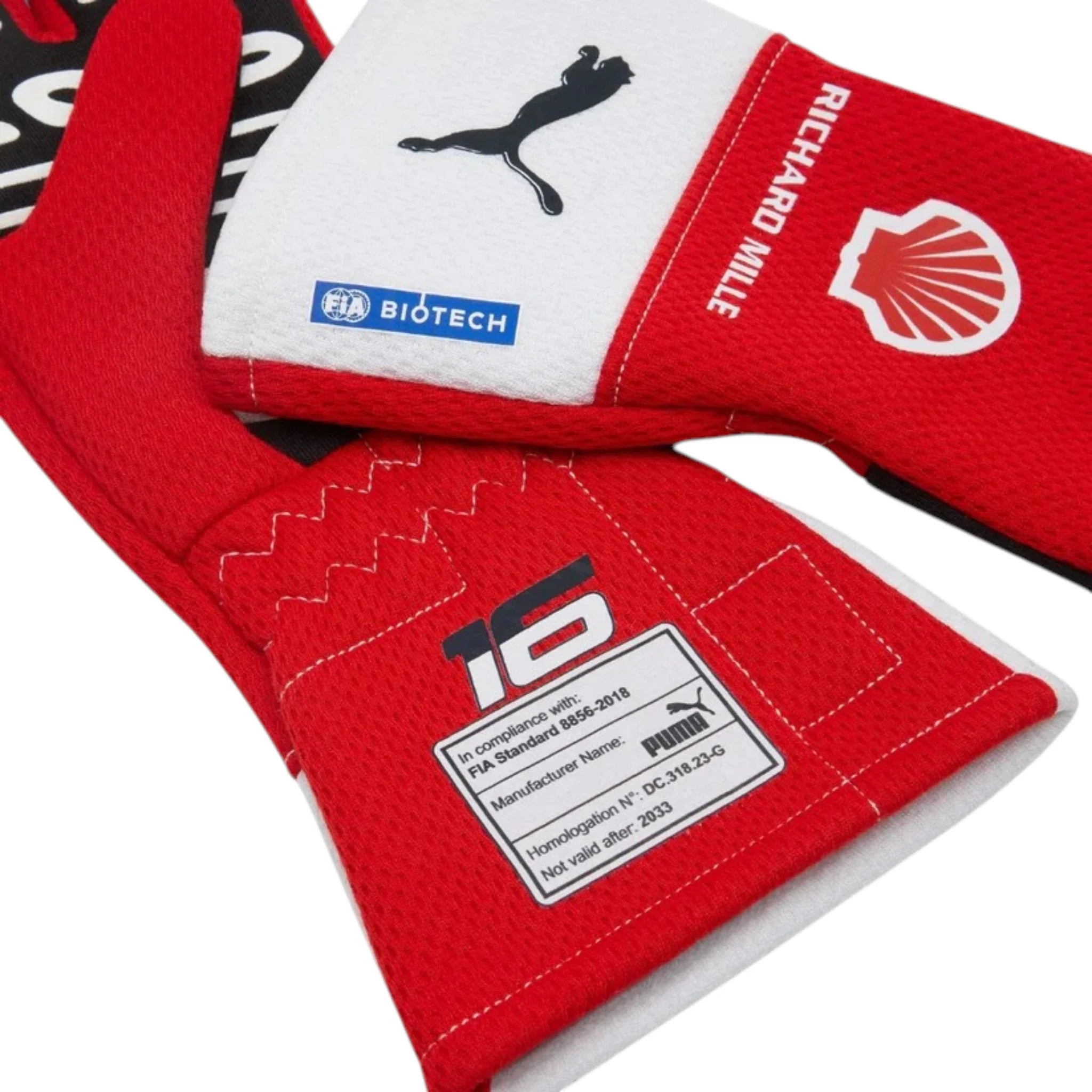 Charles Leclerc Ferrari F1 Racing Gloves