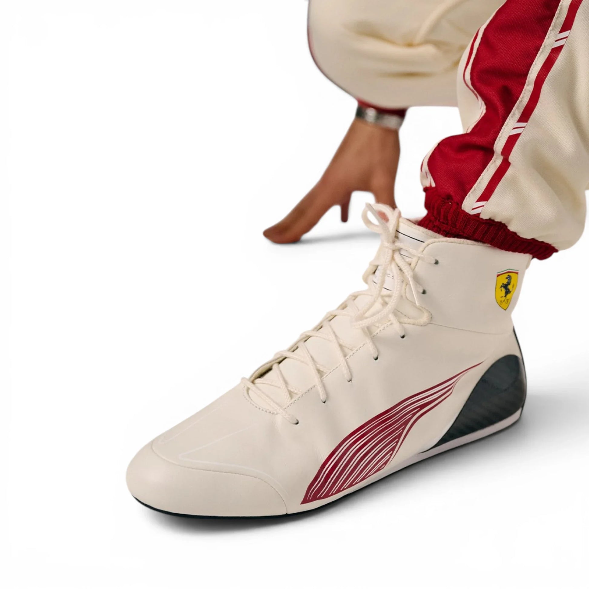 2026 Monaco Grand Prix F1 Racing Shoes — Ferrari Livery Replica | Dash Racegear