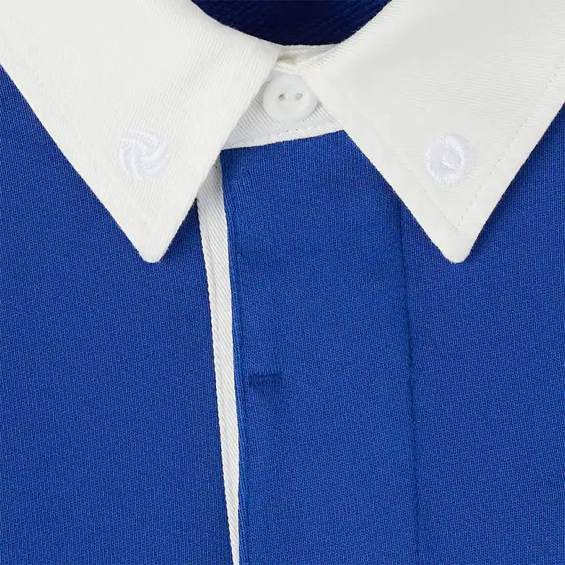 Chelsea X OVO Rugby Top Shirt Shirt unisex detail view 8 | Dash Racegear — Striped Chelsea x OVO rugby shirt with a bold mix of club culture and cool