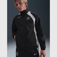 Chelsea Nike 2025-26 T90 Repel Track Jacket Jacket unisex front product view | Dash Racegear — Chelsea Nike 2025-26 T90 Repel Warm-Up Jacket