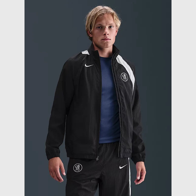 Chelsea Nike 2025-26 T90 Repel Track Jacket Jacket unisex detail view 3 | Dash Racegear — Chelsea Nike 2025-26 T90 Repel Lightweight Track Jacket