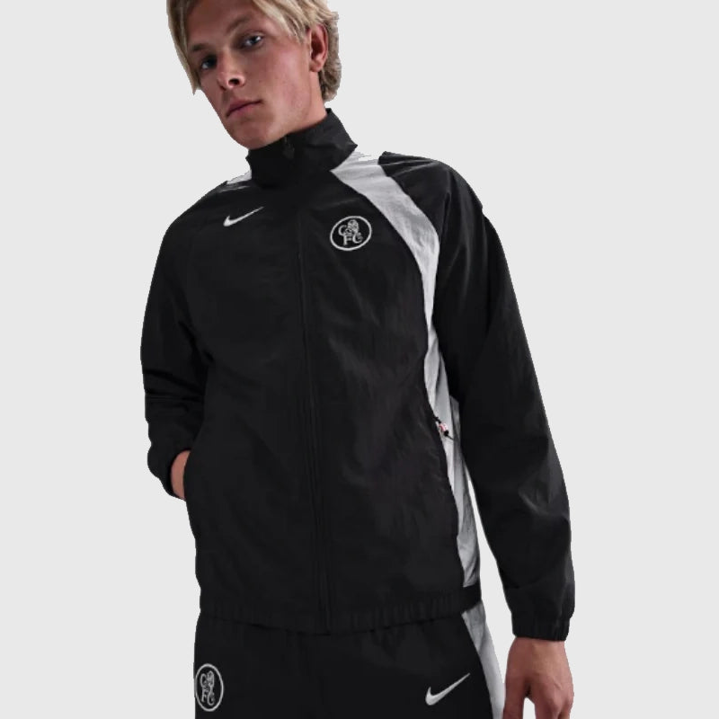 Chelsea Nike 2025-26 T90 Repel Track Jacket Jacket unisex detail view 5 | Dash Racegear — Chelsea FC Nike 2025-26 T90 Repel Zip Jacket
