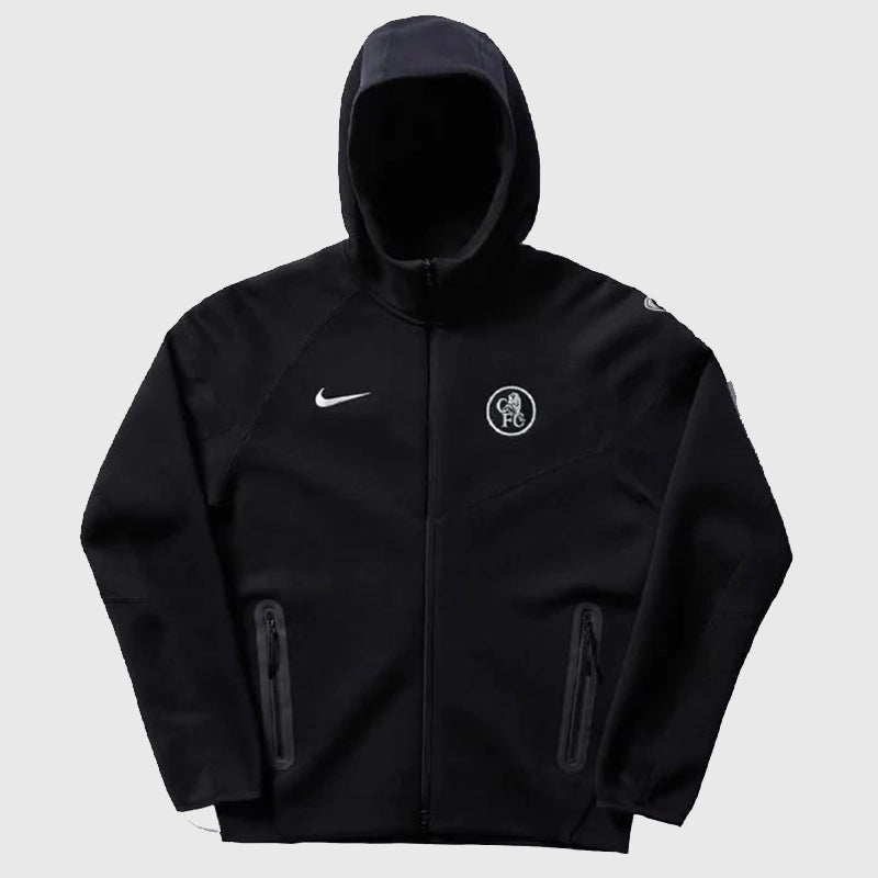 Chelsea Nike Tech Fleece Full-Zip Hoodie Jacket Jacket unisex detail view 2 | Dash Racegear — Chelsea Nike Tech Fleece Supporters Hoodie Jacket