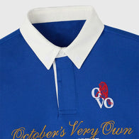 Chelsea X OVO Rugby Top Shirt Shirt unisex detail view 6 | Dash Racegear — Rugby-style long sleeve from the Chelsea x OVO drop with timeless edge